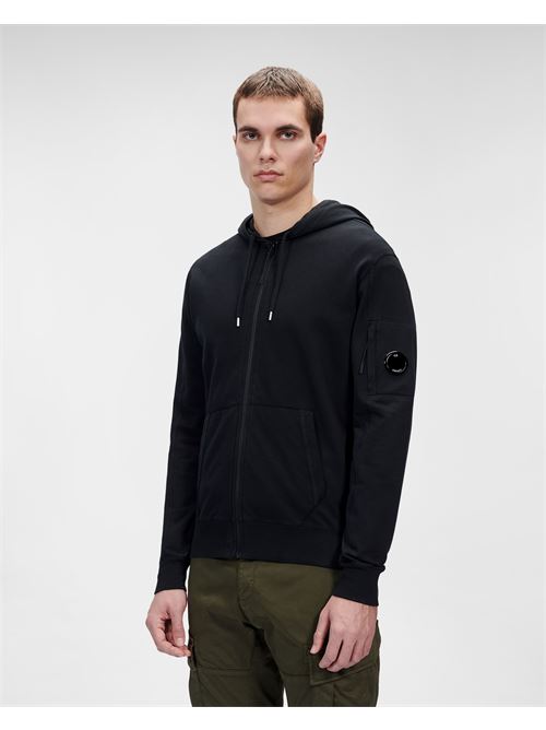 light fleece zipped hoodie C.P. COMPANY | CMSS034A-002246G999